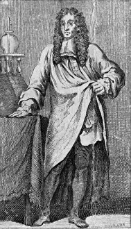 Print of Robert Boyle, 17th-century Irish polymath