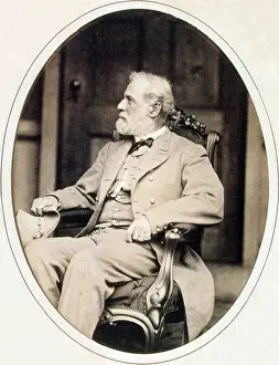 Robert E Lee Prints: Robert E. Lee, Confederate Army Commander