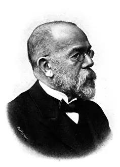 Historical Figure In Science Prints: Robert Koch, German Bacteriologist
