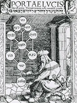 Print of the Sefirothic Tree, 1516 Diagram