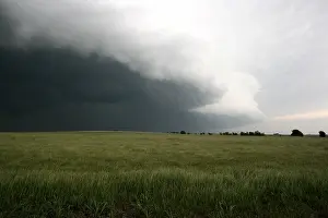 Shelf Cloud Print, Oklahoma, May 7, 2008