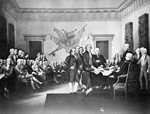 Declaration Of Independence Prints: Signing the Declaration of Independence