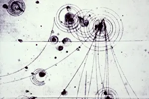 Particle Tracks Prints: SLAC Bubble Chamber