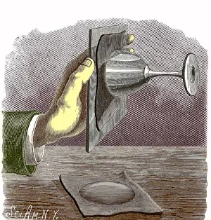 Historical Science Illustrations Prints: Surface Tension
