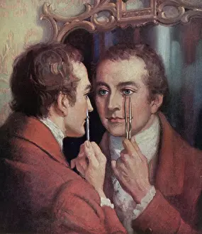 English Physicist History Prints: Thomas Young, English Polymath