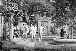 Ancient Greek Medicine Prints: A Visit to Aesculapius