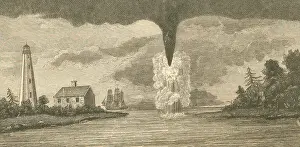 Stormy Weather Conditions Prints: Waterspout