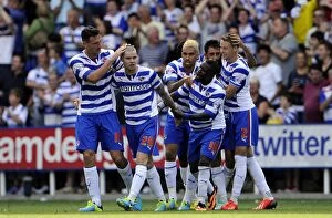 Ipswich Town Collection: Danny Guthrie's Dramatic Winning Goal: Reading Secures Victory Over Ipswich Town in Sky Bet