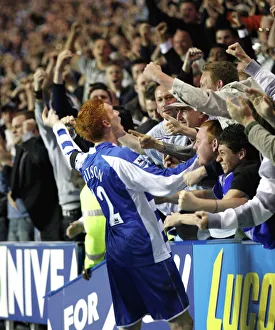 Dave Kitson celebrating his goal against Newcastle at the Madejski Stadium Dave Kitson celebrating his goal against Newcastle at the Madejski Stadium