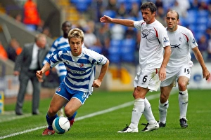 Kevin Doyle breaks down the right wing as Gary Speed and Gavin McCann look on Kevin Doyle breaks down the right wing as Gary Speed and Gavin McCann look on