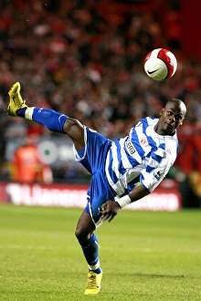 Leroy Lita flicks the ball on against Charlton Leroy Lita flicks the ball on against Charlton