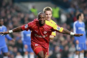 Leroy Lita runs to the Reading fans after scoring against Chelsea Leroy Lita runs to the Reading fans after scoring against Chelsea