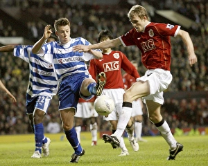 Nicky Shorey closes down Manchester Uniteds Darren Fletcher Nicky Shorey closes down Manchester Uniteds Darren Fletcher