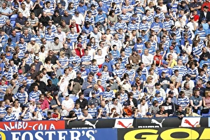 Reading Fans at the last home game of the season against Watford Reading Fans at the last home game of the season against Watford