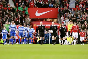 Reading players emerge from the tunnel at Old Trafford Reading players emerge from the tunnel at Old Trafford