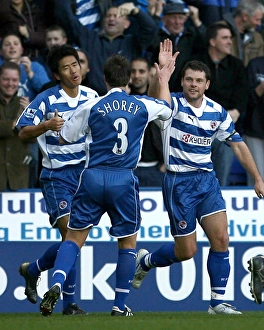 Seol Ki-Hyeon, Graeme Murty & Nicky Shorey celebrate Seol Ki-Hyeon, Graeme Murty & Nicky Shorey celebrate