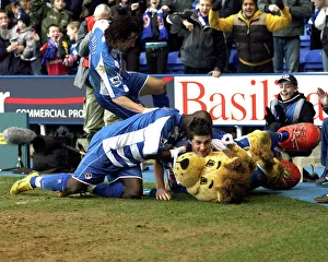 Shane Long flattens Kingsley as he celebrates scoring against Sheffield Utd Shane Long flattens Kingsley as he celebrates scoring against Sheffield Utd