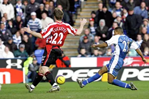 Ulises De La Cruz scores his first goal for Reading against Sheffield Utd at the Madejski Ulises De La Cruz scores his first goal for Reading against Sheffield Utd at the Madejski