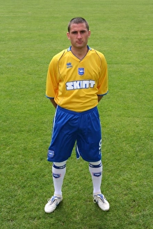 Brighton Albion Away Kit Prints: Away kit full