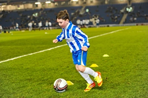 Young Footballers In Action Prints: Blackburn-5332