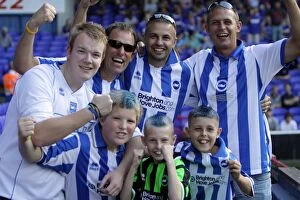 Images Dated 1st October 2011: Brighton and Hove Albion FC: Away Days 2011-12 - Fan Crowd Shots