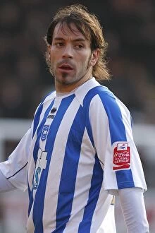 Images Dated 6th February 2010: Brighton and Hove Albion FC's Star Player Inigo Calderon