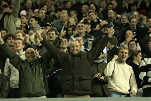 Fans Celebrate Quarter Final Millwall Win Fans Celebrate Quarter Final Millwall Win