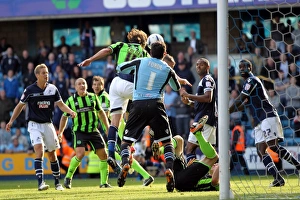 Inigo Calderon during Millwall v Brighton & Hove Albion, Npower Championship Inigo Calderon during Millwall v Brighton & Hove Albion, Npower Championship