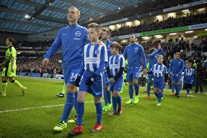 Brighton and Hove Albion FC Print - Pre-Match Tension