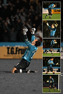 Wayne Henderson celebrates Revell scoring against Swansea Wayne Henderson celebrates Revell scoring against Swansea