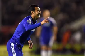 Print of Pedro's Four-Goal Performance in Chelsea vs Walsall