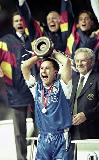 Soccer - UEFA European Cup-Winners Cup Final - Chelsea v VfB Stuttgart, Rasunda Stadium, Stockholm - 13th May 1998 Soccer - UEFA European Cup-Winners Cup Final - Chelsea v VfB Stuttgart, Rasunda Stadium, Stockholm - 13th May 1998